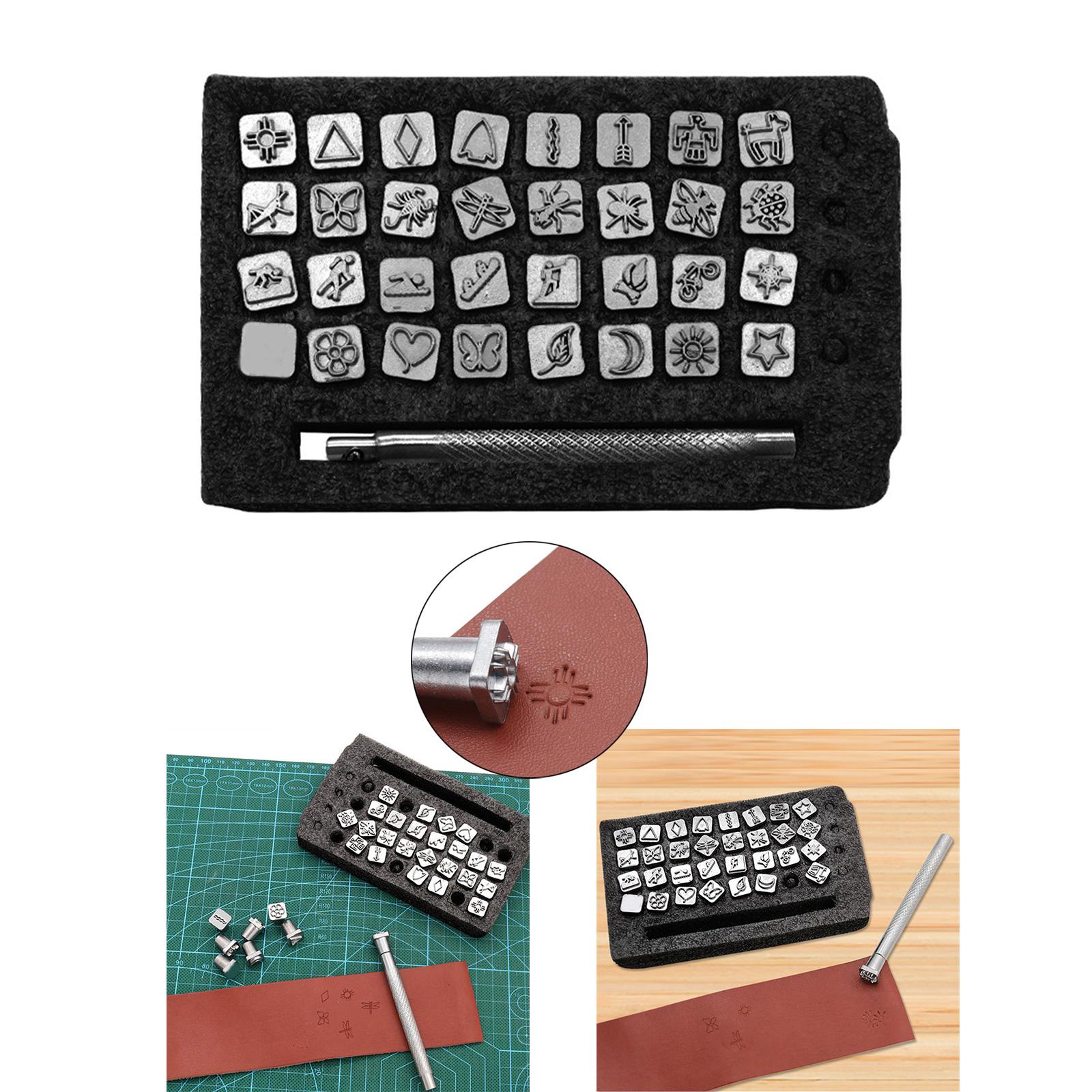 В набор входят 32 инструмента для штамповки кожи, включая 31 штамп для изготовления кожи с узором и перфоратор для кожи.
В набор входят 32 инструмента для штамповки кожи, включая 31 штамп для изготовления кожи с узором и перфоратор для кожи.