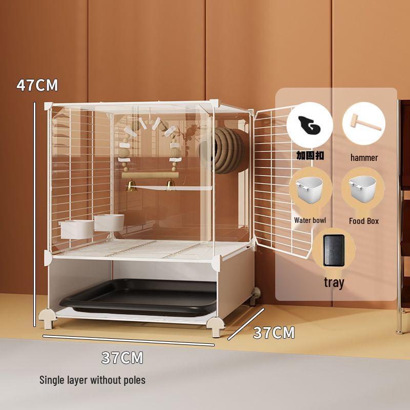 Роскошная брызгозащищенная клетка для птиц: Большая, Элегантная Вилла для Корелл, Волнистых Попугайчиков, Дроздов и Майн Visible Bird Cage
Роскошная брызгозащищенная клетка для птиц: Большая, Элегантная Вилла для Корелл, Волнистых Попугайчиков, Дроздов и Майн Visible Bird Cage