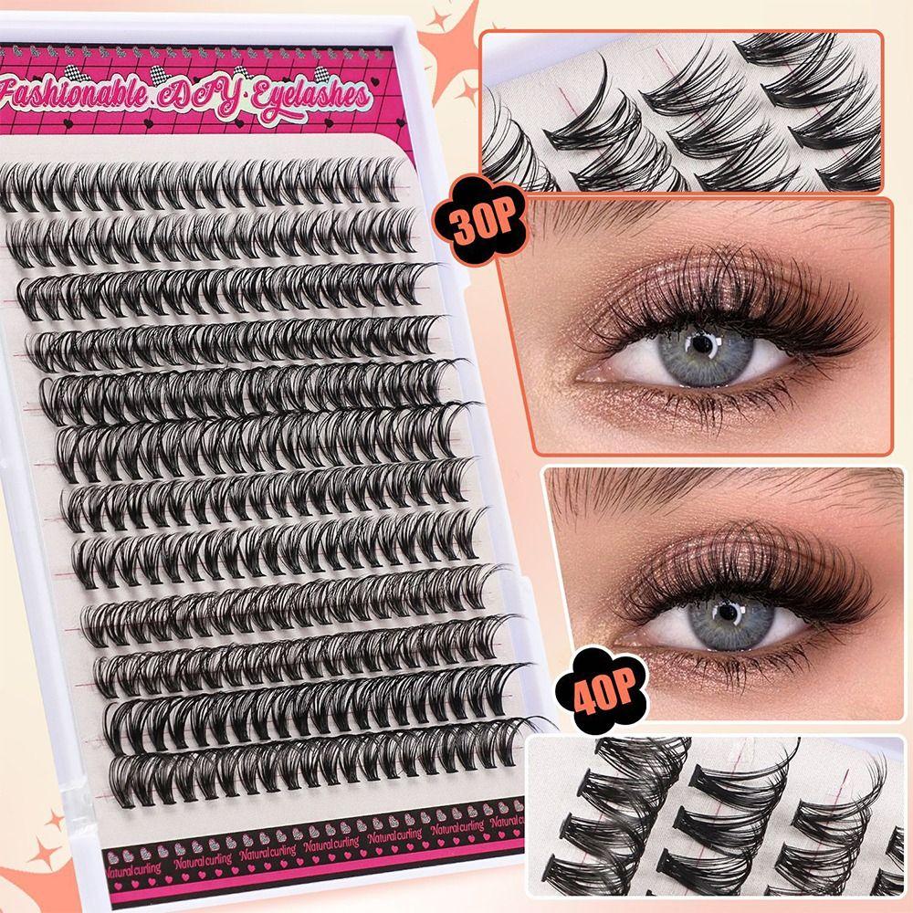 240Pcs Lash Clusters Mixed 8-16mm False Eyelashes Natural Look DIY Eyelash Extension Women
240Pcs Lash Clusters Mixed 8-16mm False Eyelashes Natural Look DIY Eyelash Extension Women