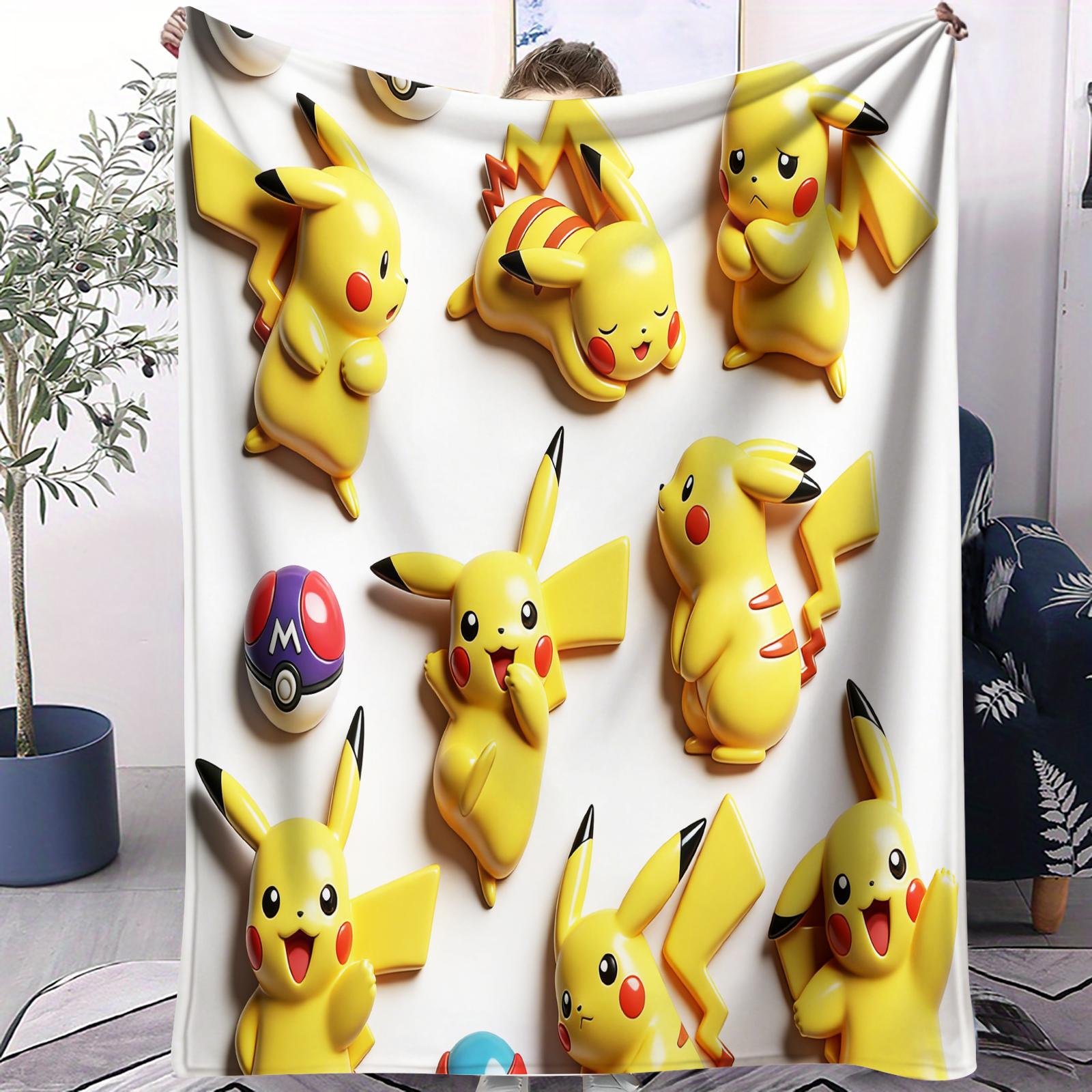 Pikachu Colorful Collage Soft Blanket Pokemon For Office Travel Comfort Leisure Camp Multifunctional Universal Blanket Fan Gift 70x100cm
Pikachu Colorful Collage Soft Blanket Pokemon For Office Travel Comfort Leisure Camp Multifunctional Universal Blanket Fan Gift 70x100cm