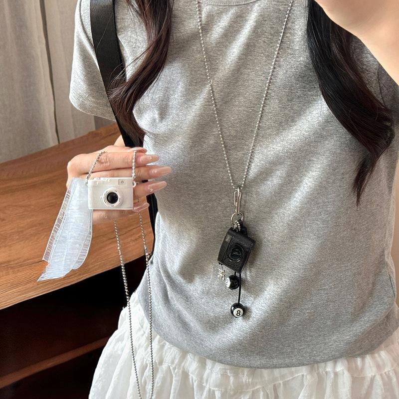 Mini luminous lace streamer camera long necklace fashion trend versatile niche personality exquisite simple necklace
Mini luminous lace streamer camera long necklace fashion trend versatile niche personality exquisite simple necklace