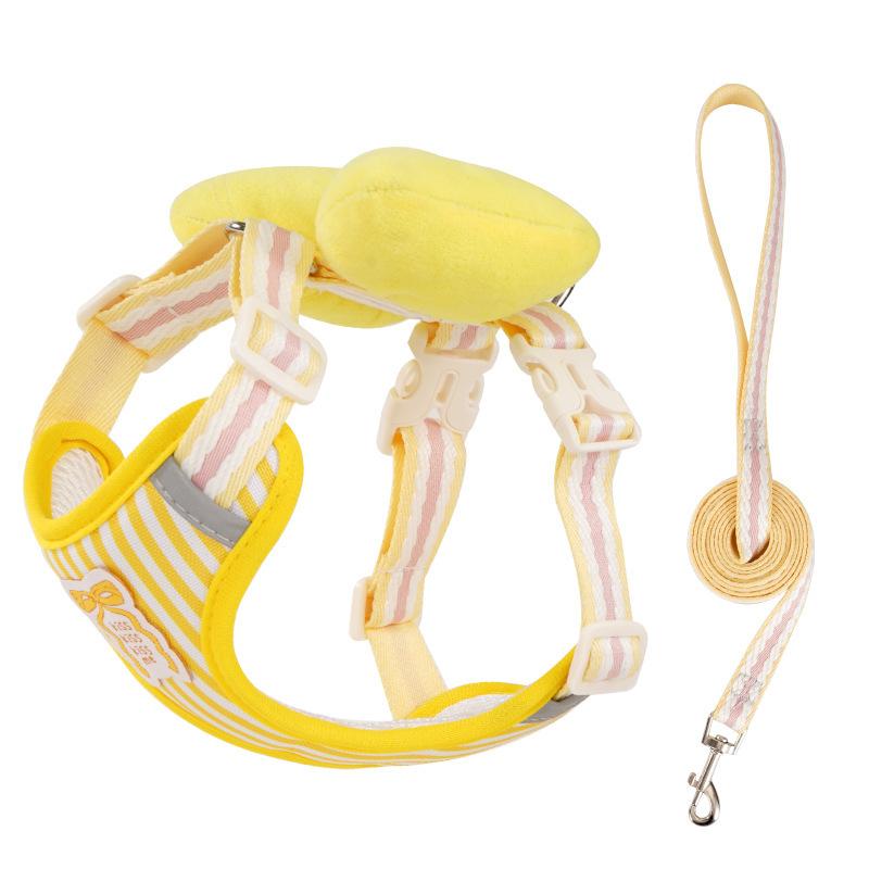 Собачий поводок-бант, нагрудный ремень на все четыре сезона, для маленькой собаки без сдавливания шеи, чтобы предотвратить обрыв поводка, сад для питомца XL жёлтый
Собачий поводок-бант, нагрудный ремень на все четыре сезона, для маленькой собаки без сдавливания шеи, чтобы предотвратить обрыв поводка, сад для питомца XL жёлтый