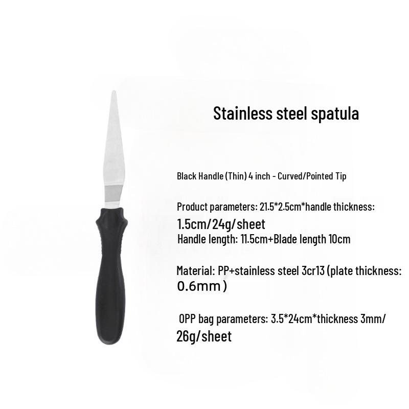 Лопатка-скребок для выравнивания тортов и глазури из нержавеющей стали - Коммерческий инструмент для выпечки
Лопатка-скребок для выравнивания тортов и глазури из нержавеющей стали - Коммерческий инструмент для выпечки