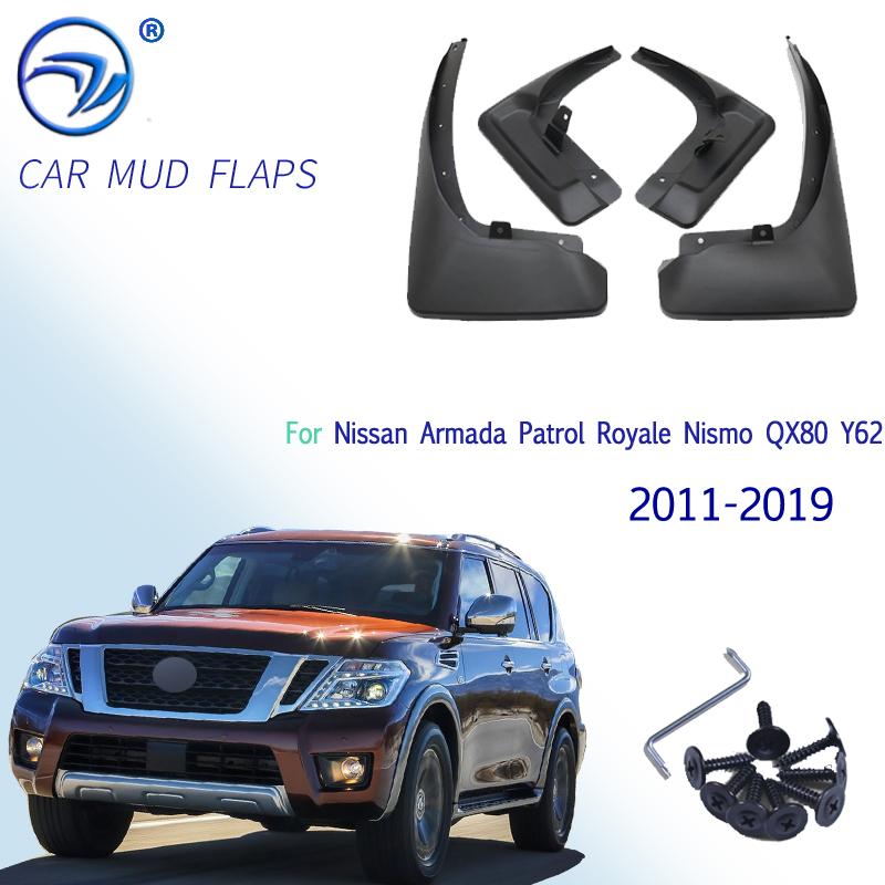 Бризковики 4PCS для Nissan Armada Patrol Royale Nismo QX80 Y62 2011- Бризковики 2012 2013 2014 2015 2016
Бризковики 4PCS для Nissan Armada Patrol Royale Nismo QX80 Y62 2011- Бризковики 2012 2013 2014 2015 2016