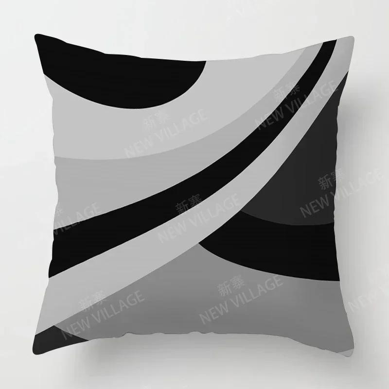 Modern Gray Black Abstract Geometric Cushion Cover Home Decor Pillow Cover Sofa Throw Pillow Cover 30x30cm бежевий
Modern Gray Black Abstract Geometric Cushion Cover Home Decor Pillow Cover Sofa Throw Pillow Cover 30x30cm бежевий