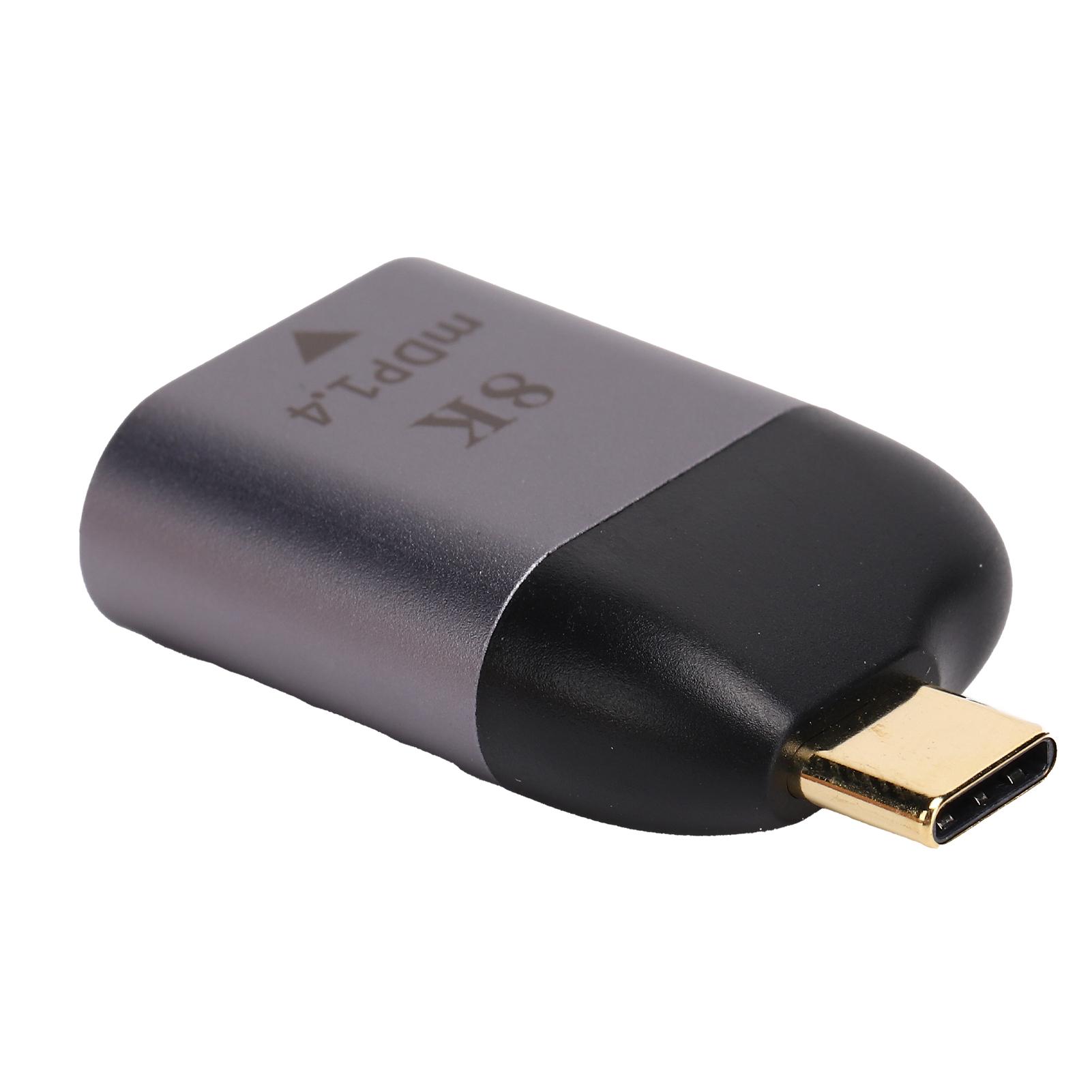 TypeC to Mini DP1.4 Adapter Aluminum Alloy Portable 8K Converter Electronic Components
TypeC to Mini DP1.4 Adapter Aluminum Alloy Portable 8K Converter Electronic Components