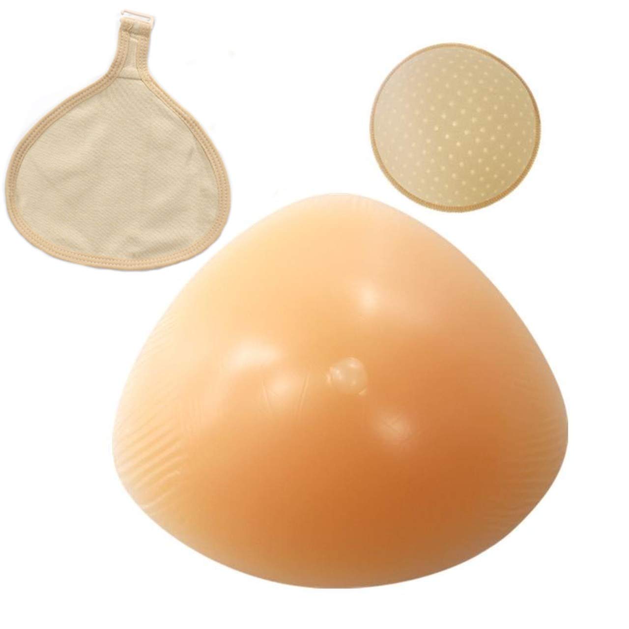 Micopuela Breast Triangular Silicone Protective Bra Set with Breast Cancer Bust Correction Implants, Pads, Cover, Pads, 3-Piece Hooks, Pads, (with
Micopuela Breast Triangular Silicone Protective Bra Set with Breast Cancer Bust Correction Implants, Pads, Cover, Pads, 3-Piece Hooks, Pads, (with