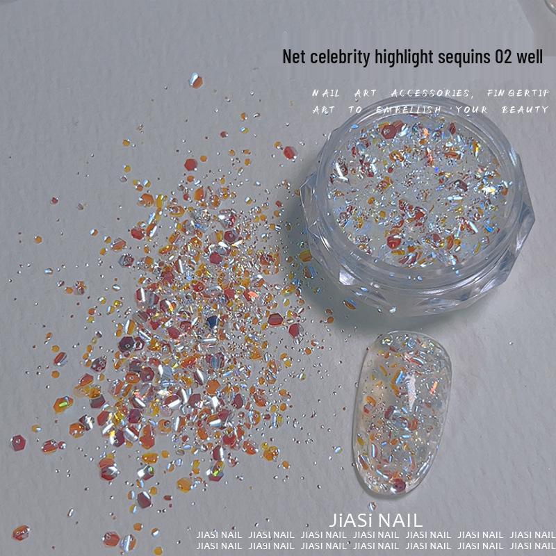 High-Grade Mixed Glitter & Flash Powder for Nail Art - Ultra Sparkly, Handmade, Light Luxury, Versatile Decor Accessory
High-Grade Mixed Glitter & Flash Powder for Nail Art - Ultra Sparkly, Handmade, Light Luxury, Versatile Decor Accessory