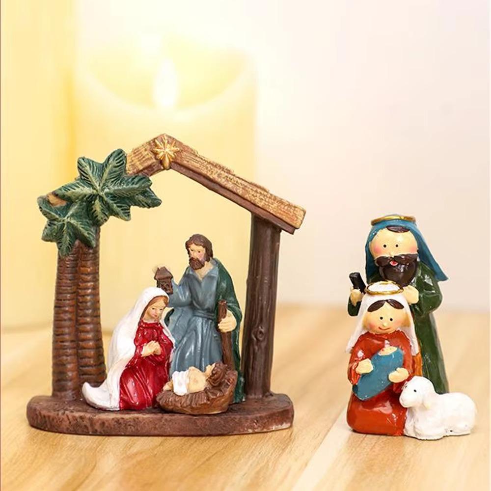 Cute Holy Family Figurine Cartoon Jesus Christ Figurine Christmas Manger Ornaments Home Decor Style 5
Cute Holy Family Figurine Cartoon Jesus Christ Figurine Christmas Manger Ornaments Home Decor Style 5