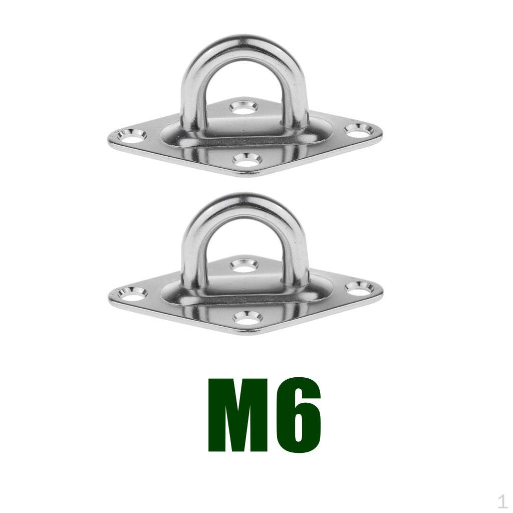 2 Stainless Anchor Eye For Hardware Widely Use Heavy Duty M6
2 Stainless Anchor Eye For Hardware Widely Use Heavy Duty M6