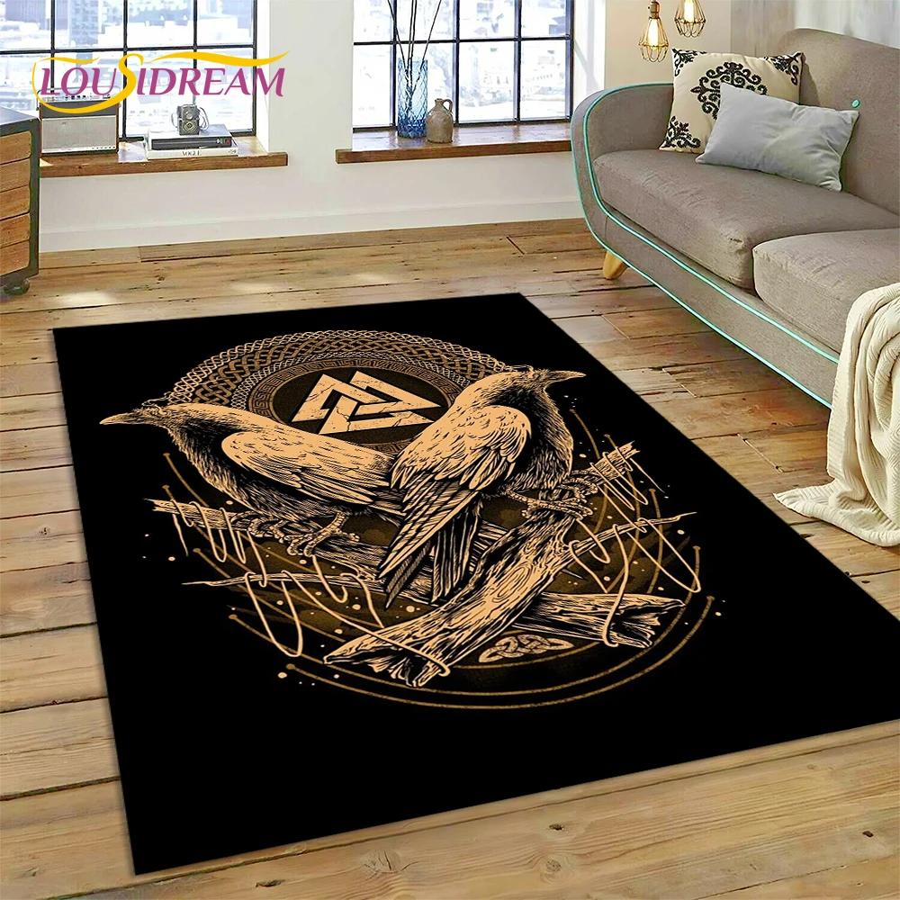 3D Nordic Viking Mythology Symbols Odin Cartoon Area Rug Large,Carpet for Home Living Room Sofa Doormat Decor,Non-slip Floor Mat 40x60cm
3D Nordic Viking Mythology Symbols Odin Cartoon Area Rug Large,Carpet for Home Living Room Sofa Doormat Decor,Non-slip Floor Mat 40x60cm