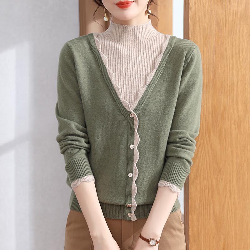 Women s Autumn Semi-High Collar Base Layer Sweater L
Women s Autumn Semi-High Collar Base Layer Sweater L