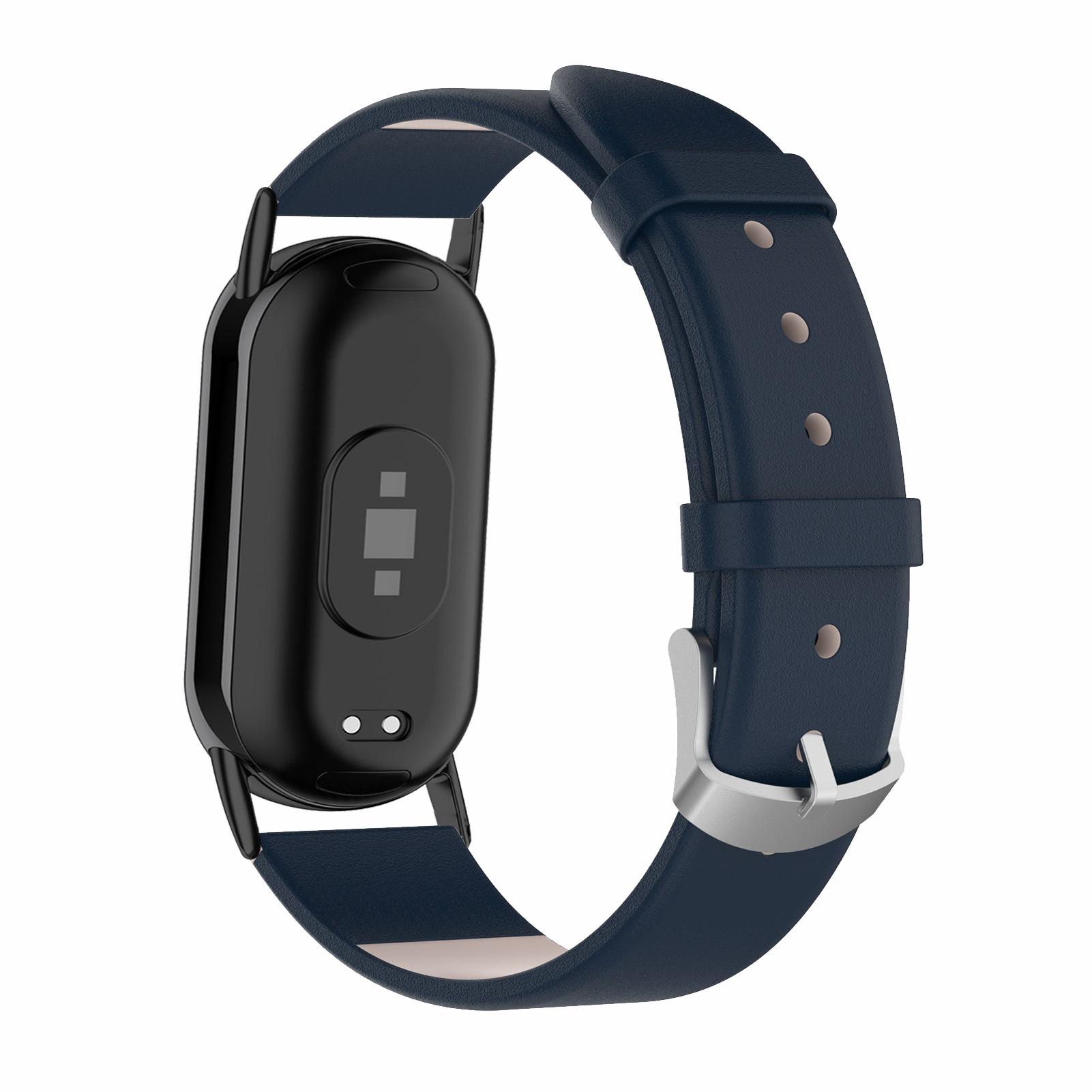 For Xiaomi Smart Band 9 NFC/Band 9/Band 8 NFC/Band 8 Genuine Cow Leather Watch Bands Replacement Bracelet with Connector Dark Blue
For Xiaomi Smart Band 9 NFC/Band 9/Band 8 NFC/Band 8 Genuine Cow Leather Watch Bands Replacement Bracelet with Connector Dark Blue