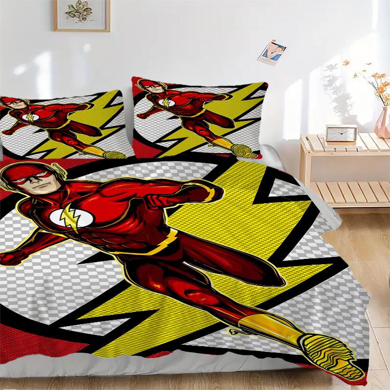 3pcs Flash superhero Duvet Cover Set, 1 Duvet Cover + 2 Pillowcases (No Insert), High-Definition Print for All Seasons,Durable yy251103065 135x200cm
3pcs Flash superhero Duvet Cover Set, 1 Duvet Cover + 2 Pillowcases (No Insert), High-Definition Print for All Seasons,Durable yy251103065 135x200cm