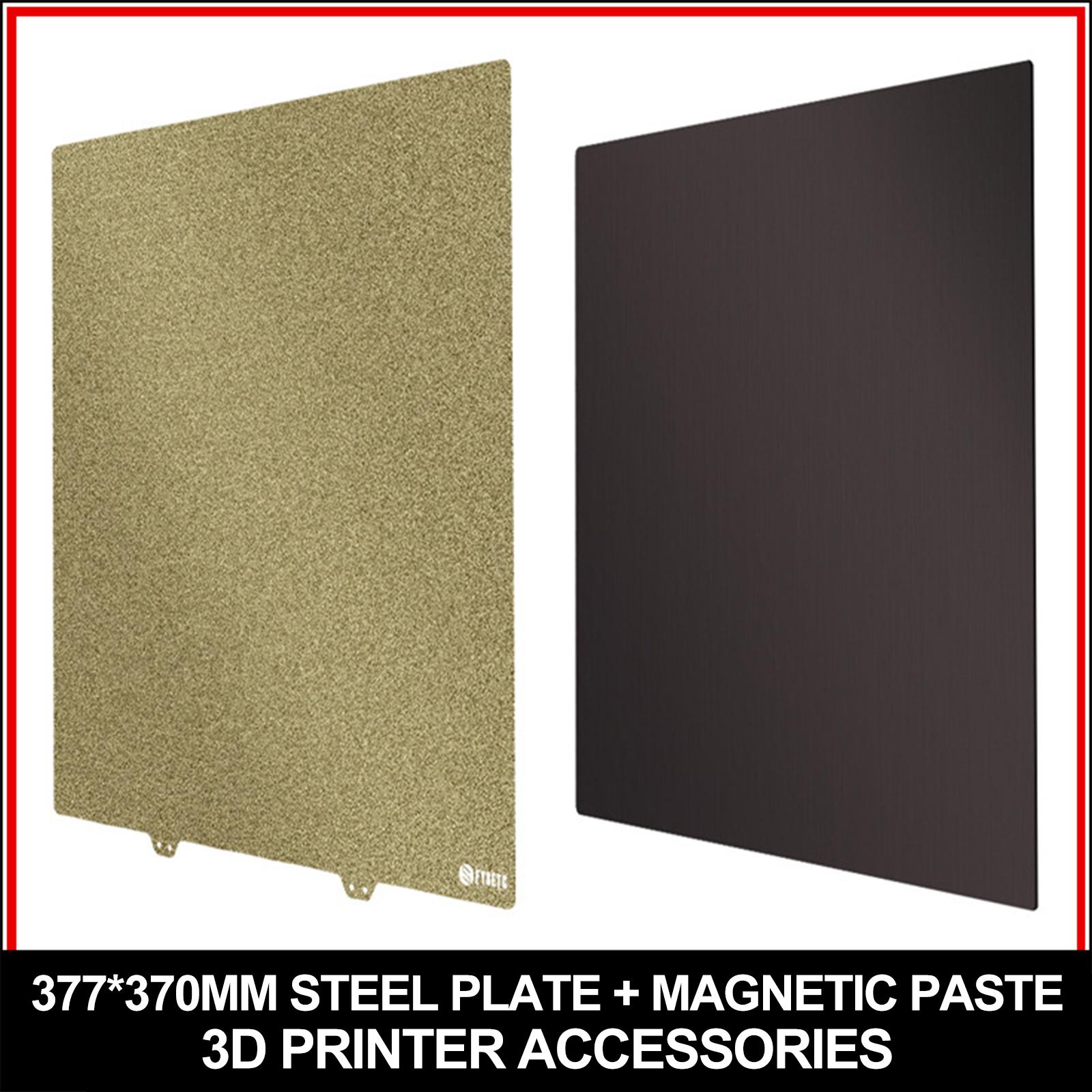 Pei Sheet Coated Printing Plate Double Sided Textured 377x370mm 3D Printer Build Surface Hot Bed Plus Replacement
Pei Sheet Coated Printing Plate Double Sided Textured 377x370mm 3D Printer Build Surface Hot Bed Plus Replacement