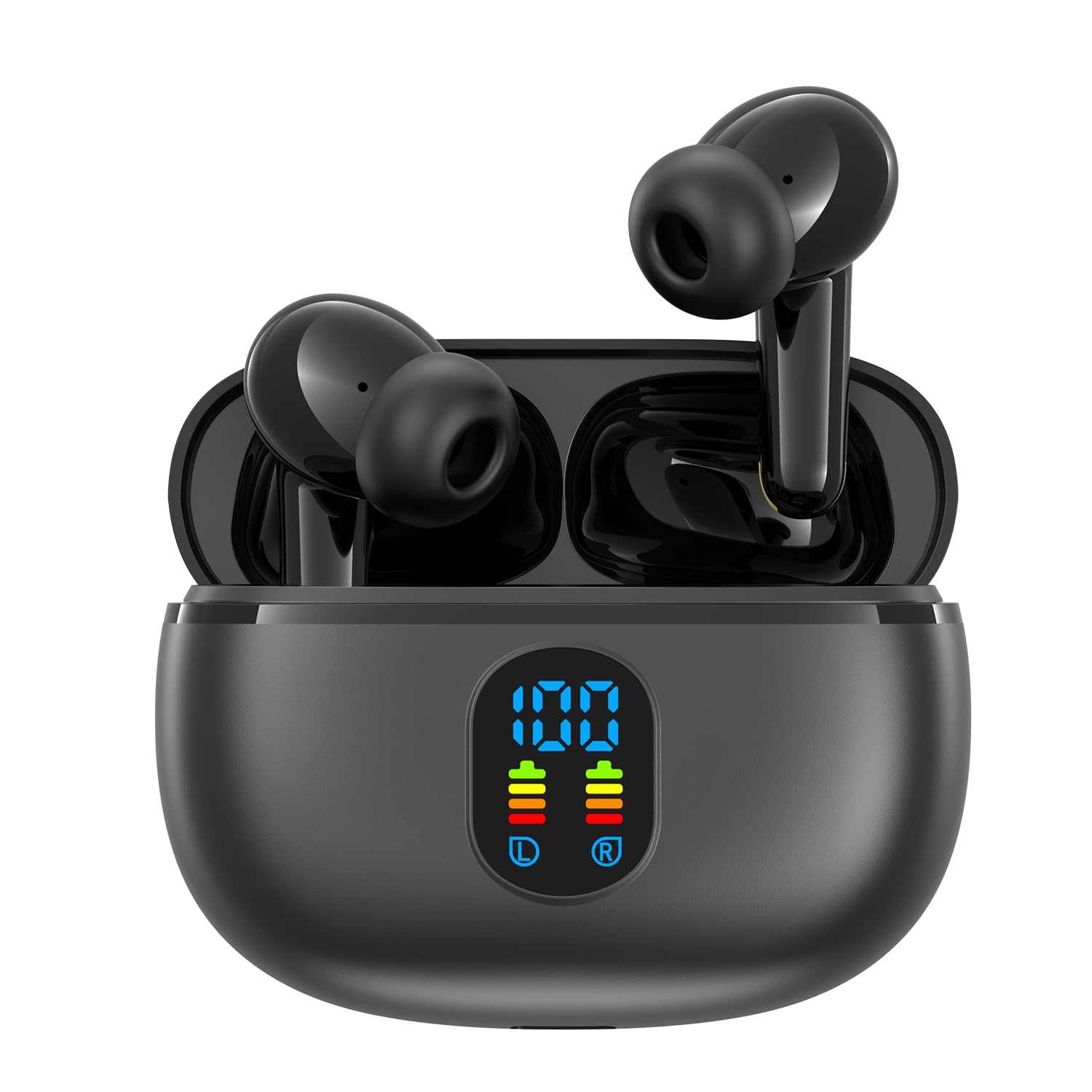Wireless Earphones with Bluetooth Next Generation LCD Battery Level ENC DNS Noise 13mm Large Diameter Deep Up to 60 Hours Continuous Automatic Fast
Wireless Earphones with Bluetooth Next Generation LCD Battery Level ENC DNS Noise 13mm Large Diameter Deep Up to 60 Hours Continuous Automatic Fast
