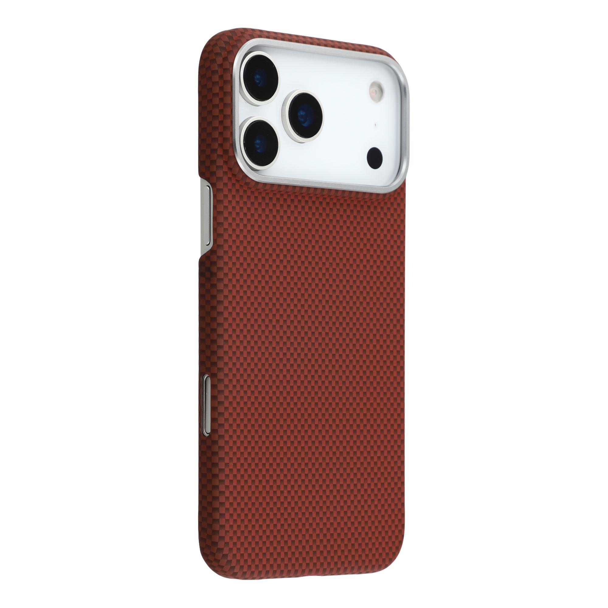 X-LEVEL For iPhone 17 Pro Case Compatible with MagSafe Carbon Nanofiber + Metal Lens Frame Phone Cover B
X-LEVEL For iPhone 17 Pro Case Compatible with MagSafe Carbon Nanofiber + Metal Lens Frame Phone Cover B