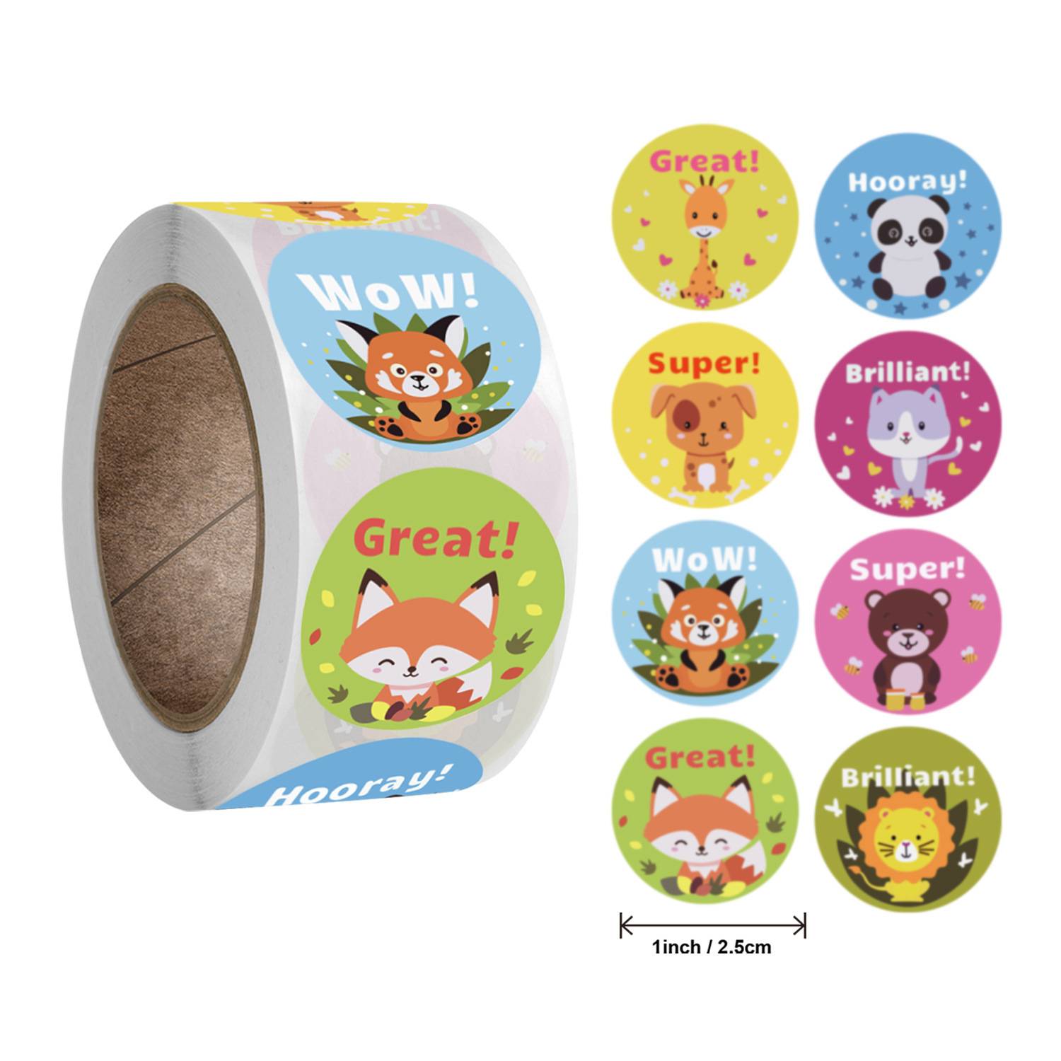 Около 500 шт., 1 дюйм, наклейка с изображением мультяшного животного, детская этикетка, спасибо, милая игрушка, игровая наклейка, сделай сам, подарок, уплотнительная этикетка, украшение 2.5cm / 1inch
Около 500 шт., 1 дюйм, наклейка с изображением мультяшного животного, детская этикетка, спасибо, милая игрушка, игровая наклейка, сделай сам, подарок, уплотнительная этикетка, украшение 2.5cm / 1inch