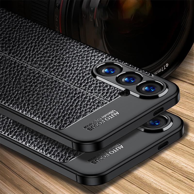 Litchi Texture Phone Shell for Samsung Galaxy S24 Case Anti-Collision TPU Phone Cover Black
Litchi Texture Phone Shell for Samsung Galaxy S24 Case Anti-Collision TPU Phone Cover Black