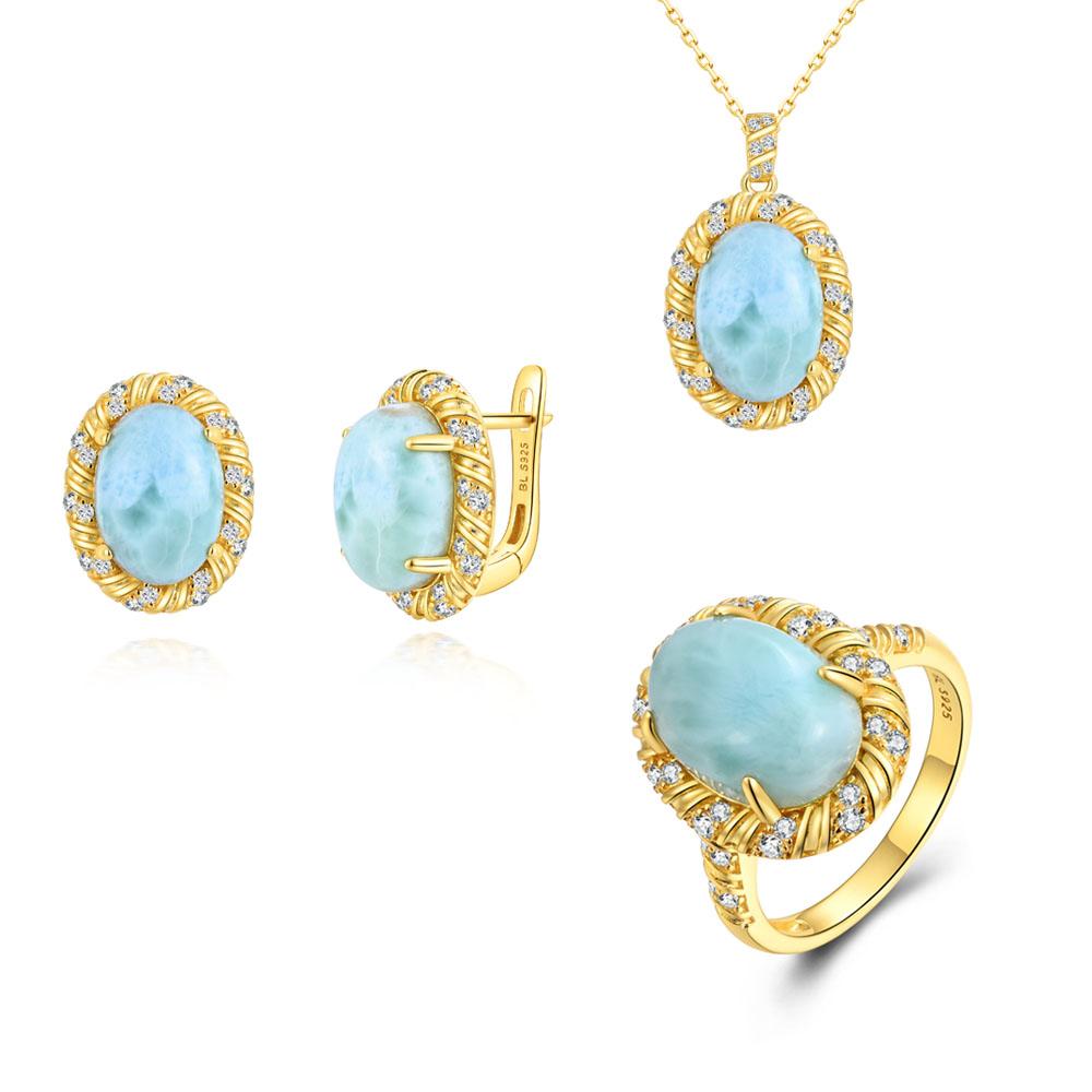 New 925 Sterling silver rings earrings pendant Natural larimar gemstone real gemstone women s fine jewelry for Proposal gift US RING SIZE:10# синій
New 925 Sterling silver rings earrings pendant Natural larimar gemstone real gemstone women s fine jewelry for Proposal gift US RING SIZE:10# синій