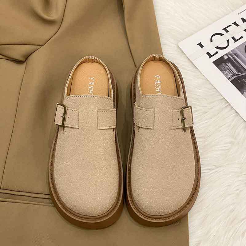 Retro thick-soled bag head and half slippers for women s 2025 autumn new models to increase the height and wear lazy people with one foot. Boken shoes 40
Retro thick-soled bag head and half slippers for women s 2025 autumn new models to increase the height and wear lazy people with one foot. Boken shoes 40