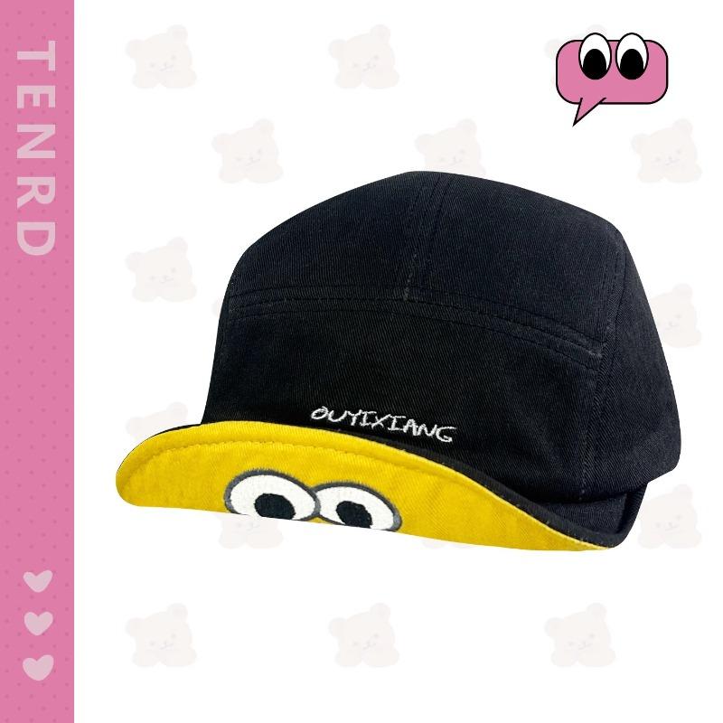 American Trendy Cute Funny Eye Embroidery Baseball Cap for Men and Women Spring New Sunscreen Contrasting Colors Hip-hop Hats 55-60cm чорний
American Trendy Cute Funny Eye Embroidery Baseball Cap for Men and Women Spring New Sunscreen Contrasting Colors Hip-hop Hats 55-60cm чорний