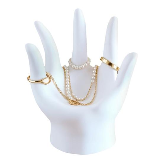 Hand Jewelry Display Holder 3D Printed Palm Shape Jewelry Organizer Stand Compact Desktop Storage Rack for Rings Necklaces Bracelets Art Decor Gift белый
Hand Jewelry Display Holder 3D Printed Palm Shape Jewelry Organizer Stand Compact Desktop Storage Rack for Rings Necklaces Bracelets Art Decor Gift белый