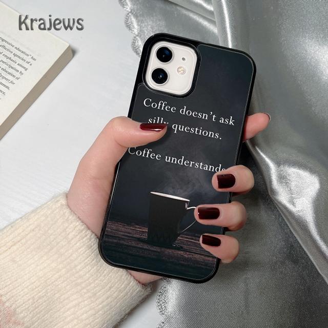 Coffee Doesn t Ask Silly Questions Quote Phone Case Cover For iPhone 17 Air 16 15 14 plus 12 13 pro max Fundas iPhone 15
Coffee Doesn t Ask Silly Questions Quote Phone Case Cover For iPhone 17 Air 16 15 14 plus 12 13 pro max Fundas iPhone 15