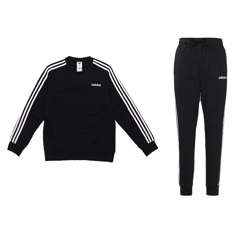 Adidas Striped Logo Design Round Neck Pullover Long Sleeve Top Comfortable Mid Waist Versatile Long Pants Casual Sports Suit DQ3083+DU0468 L
Adidas Striped Logo Design Round Neck Pullover Long Sleeve Top Comfortable Mid Waist Versatile Long Pants Casual Sports Suit DQ3083+DU0468 L