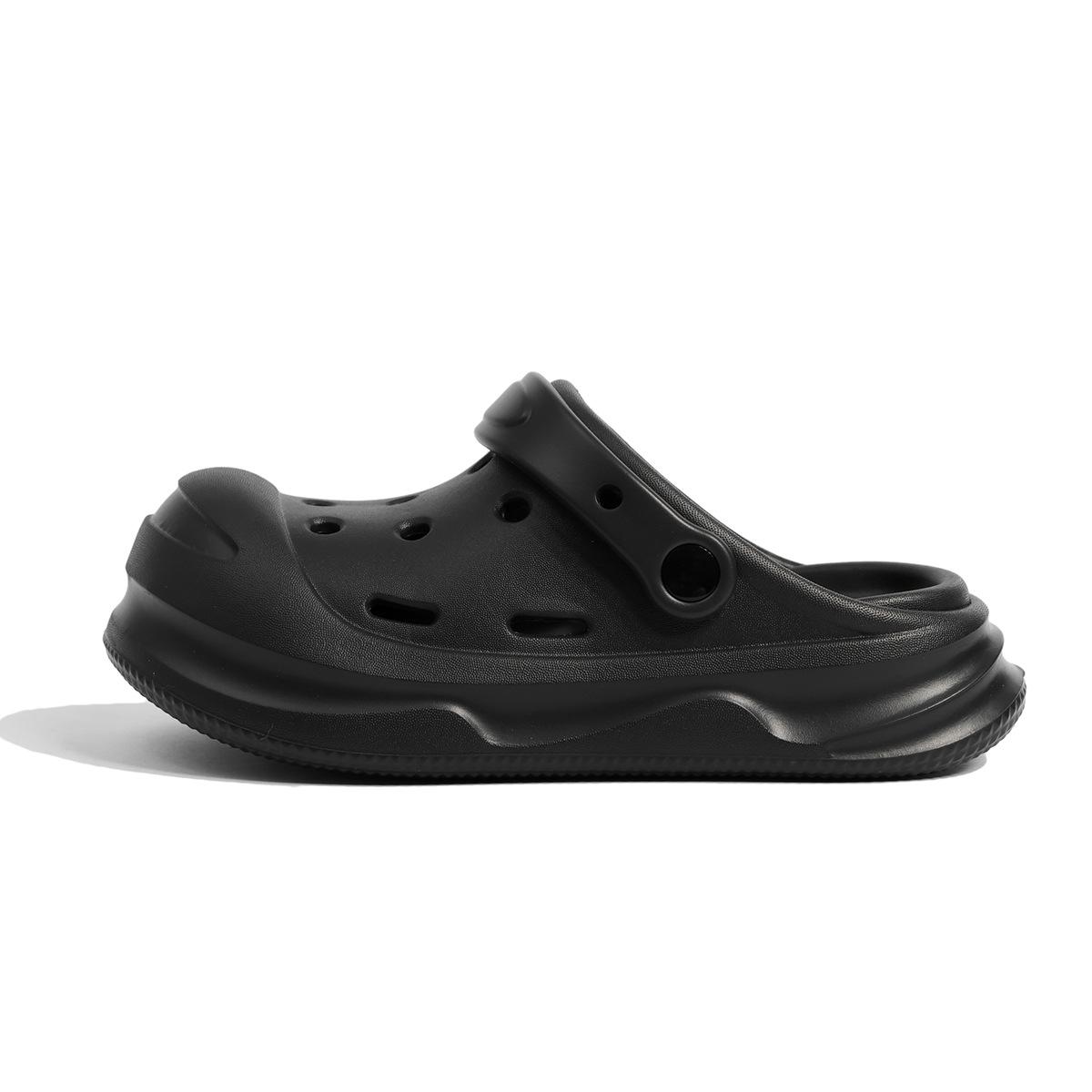 Мягкие туфли-дырки для женщин 2025 лето 5 см толстая подошва нескользящие и дезодорирующие пляжная сумка головной убор шлепанцы для женщин 42 чёрный
Мягкие туфли-дырки для женщин 2025 лето 5 см толстая подошва нескользящие и дезодорирующие пляжная сумка головной убор шлепанцы для женщин 42 чёрный