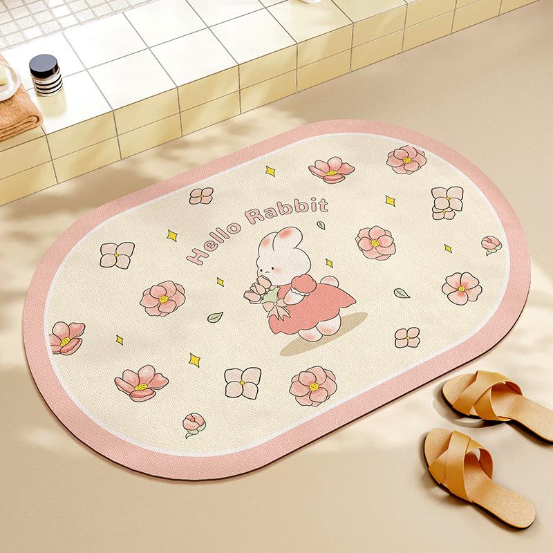 Коврик для ванной комнаты Diatom Mud Водопоглощающий противоскользящий коврик для двери ванной комнаты Быстросохнущий противопадающий коврик для ног Милый 40 * 60cm
Коврик для ванной комнаты Diatom Mud Водопоглощающий противоскользящий коврик для двери ванной комнаты Быстросохнущий противопадающий коврик для ног Милый 40 * 60cm