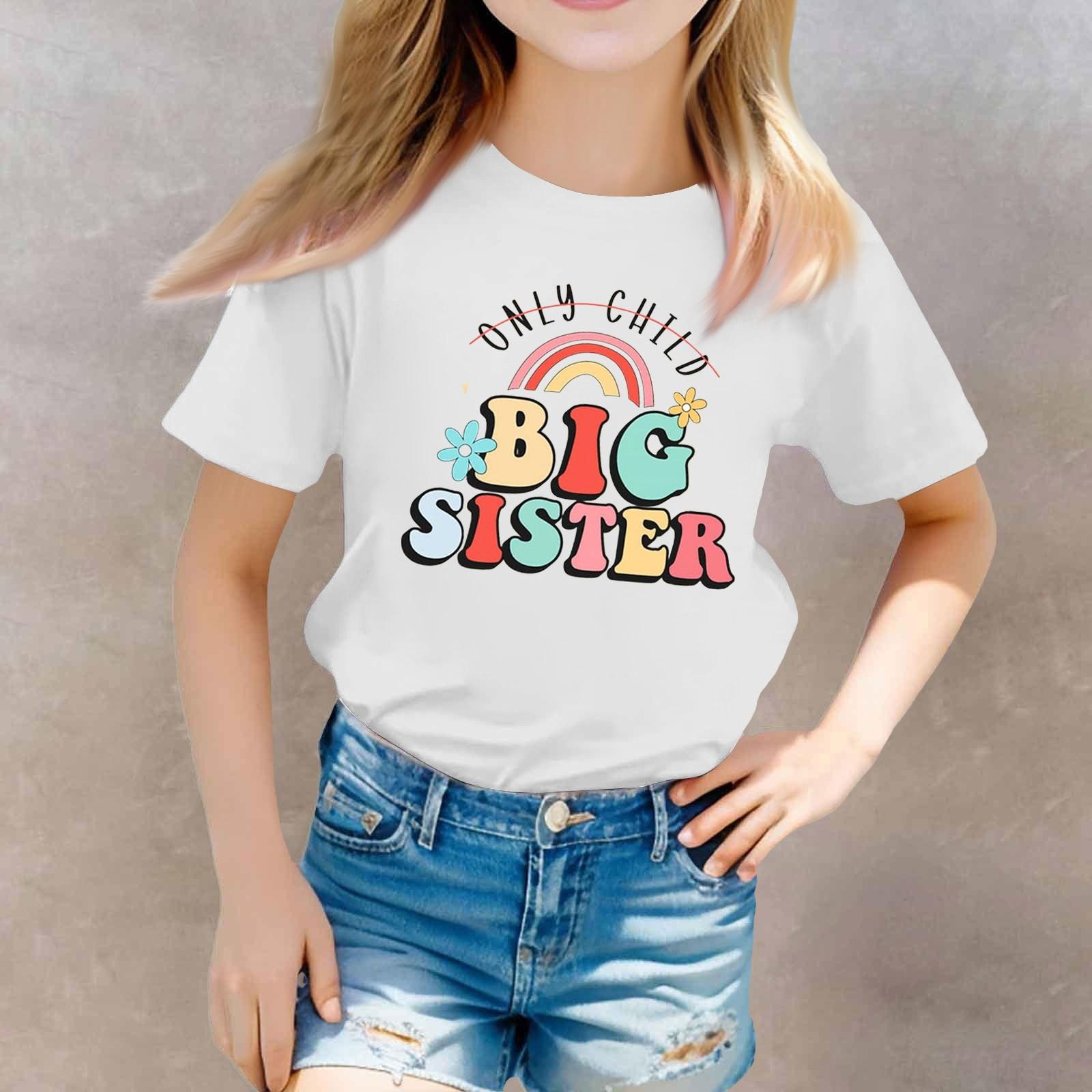 Футболки для малышей, девочек и мальчиков, детские футболки с короткими рукавами и принтом для мальчиков и девочек 120 белый
Футболки для малышей, девочек и мальчиков, детские футболки с короткими рукавами и принтом для мальчиков и девочек 120 белый