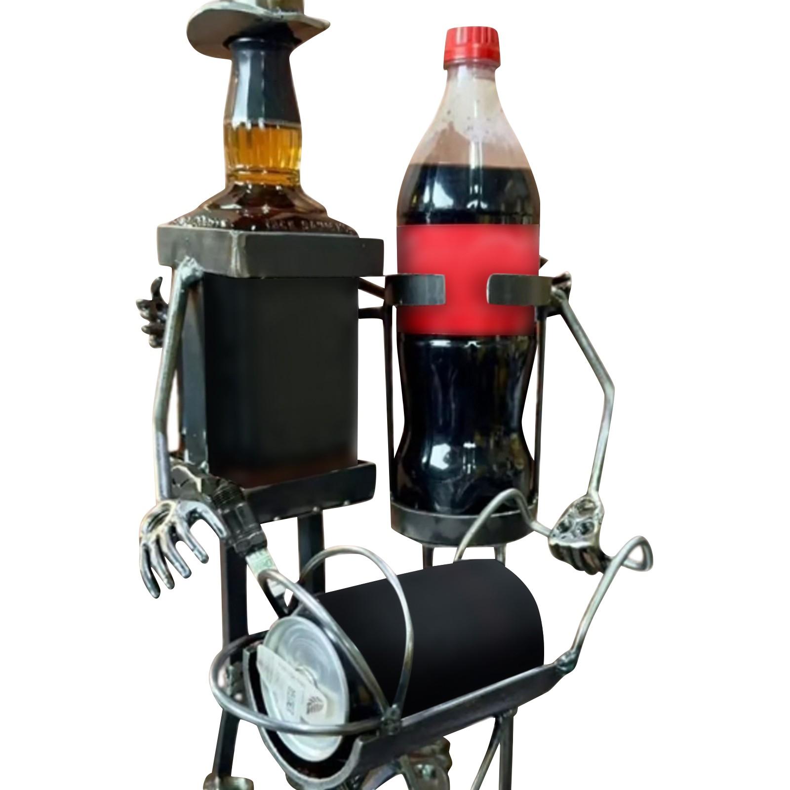 Держатель для винной бутылки, уникальный металлический держатель для вина, украшение барной стойки One Size
Держатель для винной бутылки, уникальный металлический держатель для вина, украшение барной стойки One Size
