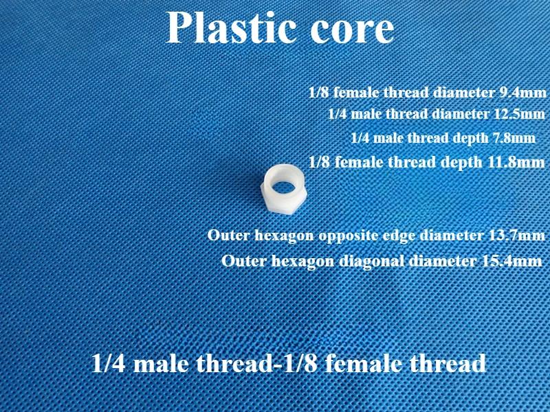 3/4 3/8 1/2 1/4 1 Plastic Filling Core Thread Filling Core Internal External Tooth Filling Core Pipeline Connection Joint 5 pcs 5 PCS
3/4 3/8 1/2 1/4 1 Plastic Filling Core Thread Filling Core Internal External Tooth Filling Core Pipeline Connection Joint 5 pcs 5 PCS