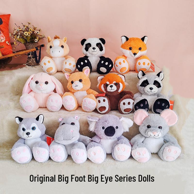 Big Foot Animal Plush Toy - Cute Panda, Koala, Fox & Raccoon Doll Collection Height 23cm (0.24kg), Length 35cm
Big Foot Animal Plush Toy - Cute Panda, Koala, Fox & Raccoon Doll Collection Height 23cm (0.24kg), Length 35cm