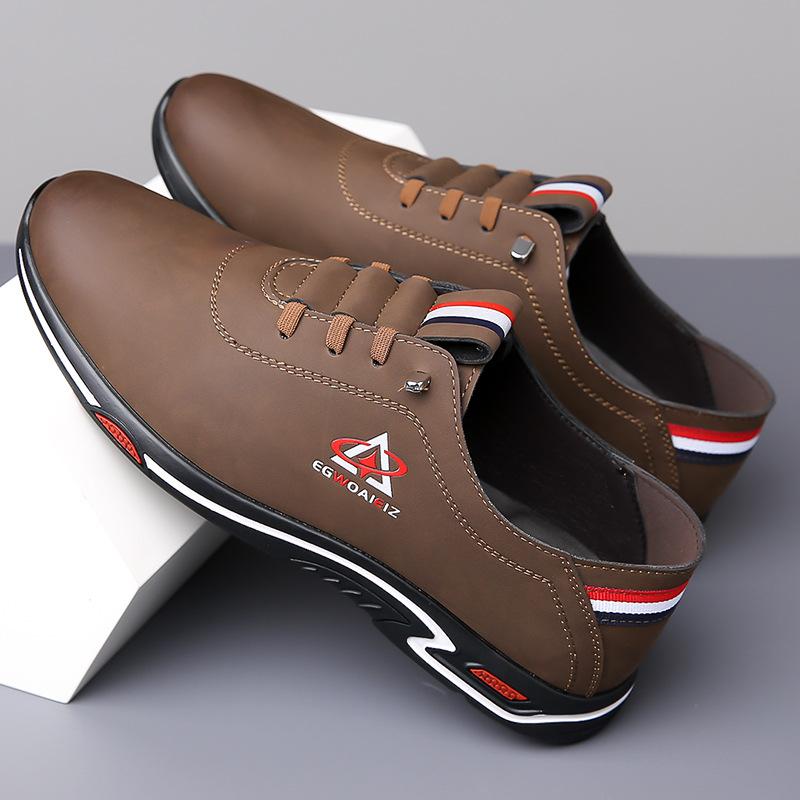 Новые мужские туфли из натуральной кожи, повседневная обувь, весна-осень, спортивная обувь на плоской подошве, удобные уличные кроссовки 44 коричневый
Новые мужские туфли из натуральной кожи, повседневная обувь, весна-осень, спортивная обувь на плоской подошве, удобные уличные кроссовки 44 коричневый
