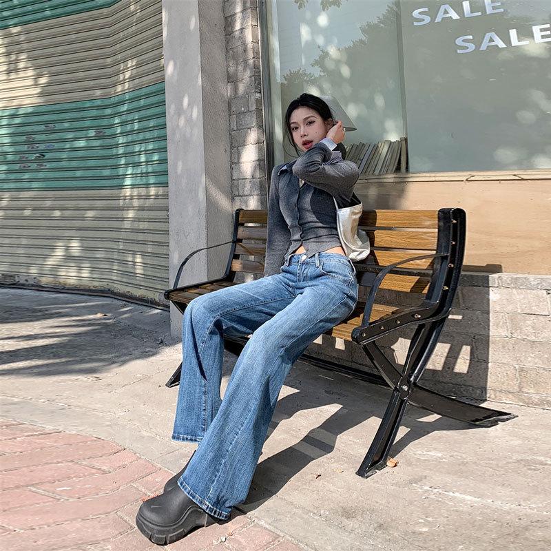 Женские джинсы Осень Джинсы оверсайз с широкими штанинами Джинсы с низкой посадкой и свободные джинсы микро-клеш 3XL синий
Женские джинсы Осень Джинсы оверсайз с широкими штанинами Джинсы с низкой посадкой и свободные джинсы микро-клеш 3XL синий