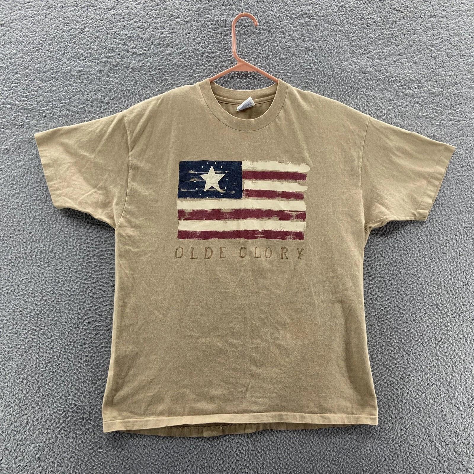 VINTAGE American Flag T Shirt Mens Extra Large Single Stitch Patriotic Made USA 3XL
VINTAGE American Flag T Shirt Mens Extra Large Single Stitch Patriotic Made USA 3XL
