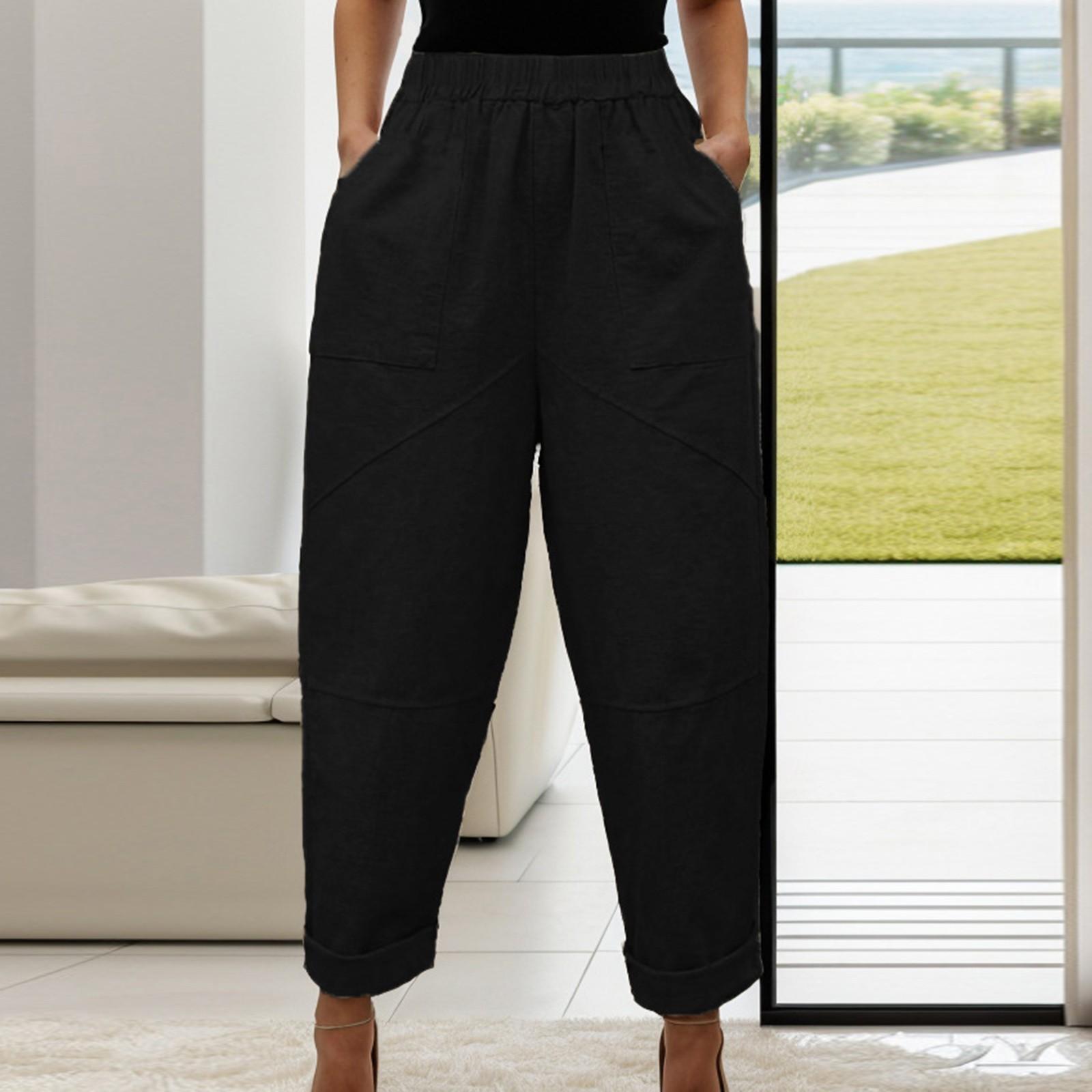 Новые осенне-зимние женские модные однотонные повседневные брюки с карманами L чёрный
Новые осенне-зимние женские модные однотонные повседневные брюки с карманами L чёрный