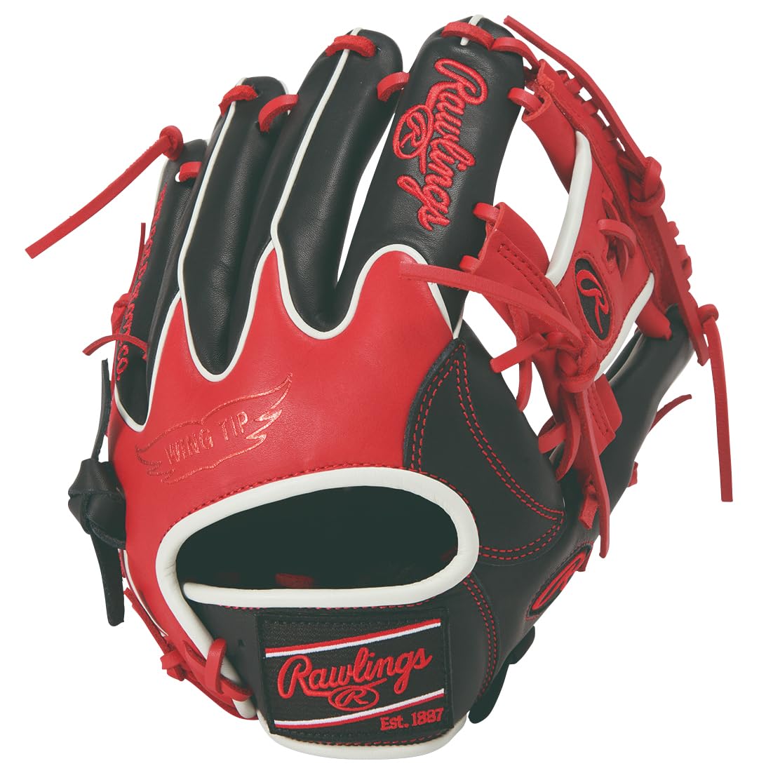 Rawlings MLB COLOR SYNC Baseball inches HOH® Glove, Softball, Infield, GR6HMN52W, Black/Scarlet, 11.25 (Right-handed throw)
Rawlings MLB COLOR SYNC Baseball inches HOH® Glove, Softball, Infield, GR6HMN52W, Black/Scarlet, 11.25 (Right-handed throw)