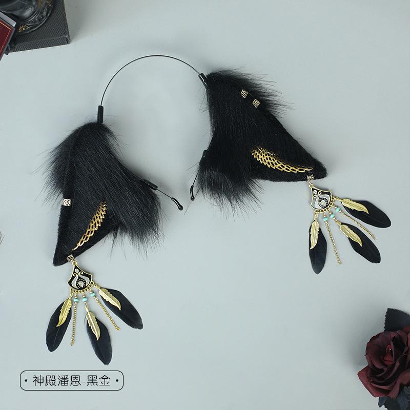 Japanese plush simulation animal ear headband sheep ear headband cosplay comic show party props dress up headgear
Japanese plush simulation animal ear headband sheep ear headband cosplay comic show party props dress up headgear