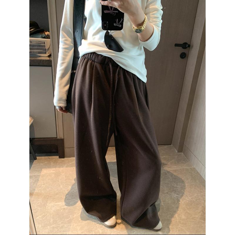 Mochie Velvet Drape Wide-Leg Drawstring Pants - Autumn/Winter Collection MQ1012 Large кофейный
Mochie Velvet Drape Wide-Leg Drawstring Pants - Autumn/Winter Collection MQ1012 Large кофейный