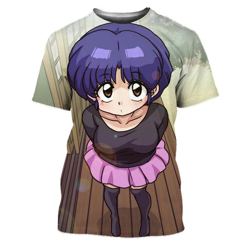 New Anime Ranma 3D Print T-Shirts Men Women Casual Fashion Streetwear Oversized Short Sleeve Comfortable T-shirt S
New Anime Ranma 3D Print T-Shirts Men Women Casual Fashion Streetwear Oversized Short Sleeve Comfortable T-shirt S