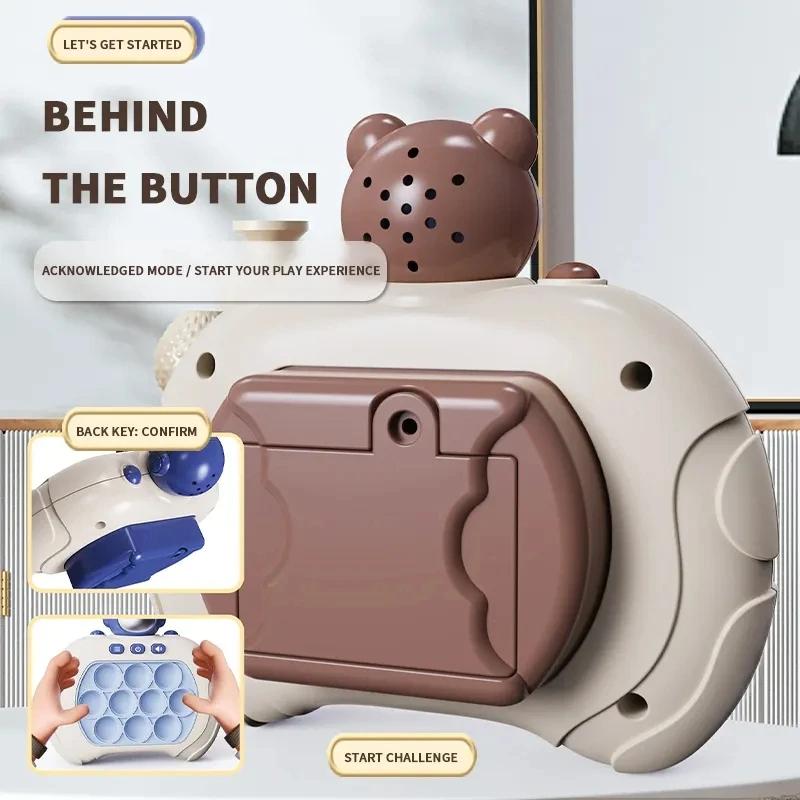 Pop Quick Push Bubbles Game Machine Kids Cartoon Fun Whac-A-Mole Squeezing Toys Anti Stress Sensory Bubble Pop Fidget Toy Gifts
Pop Quick Push Bubbles Game Machine Kids Cartoon Fun Whac-A-Mole Squeezing Toys Anti Stress Sensory Bubble Pop Fidget Toy Gifts