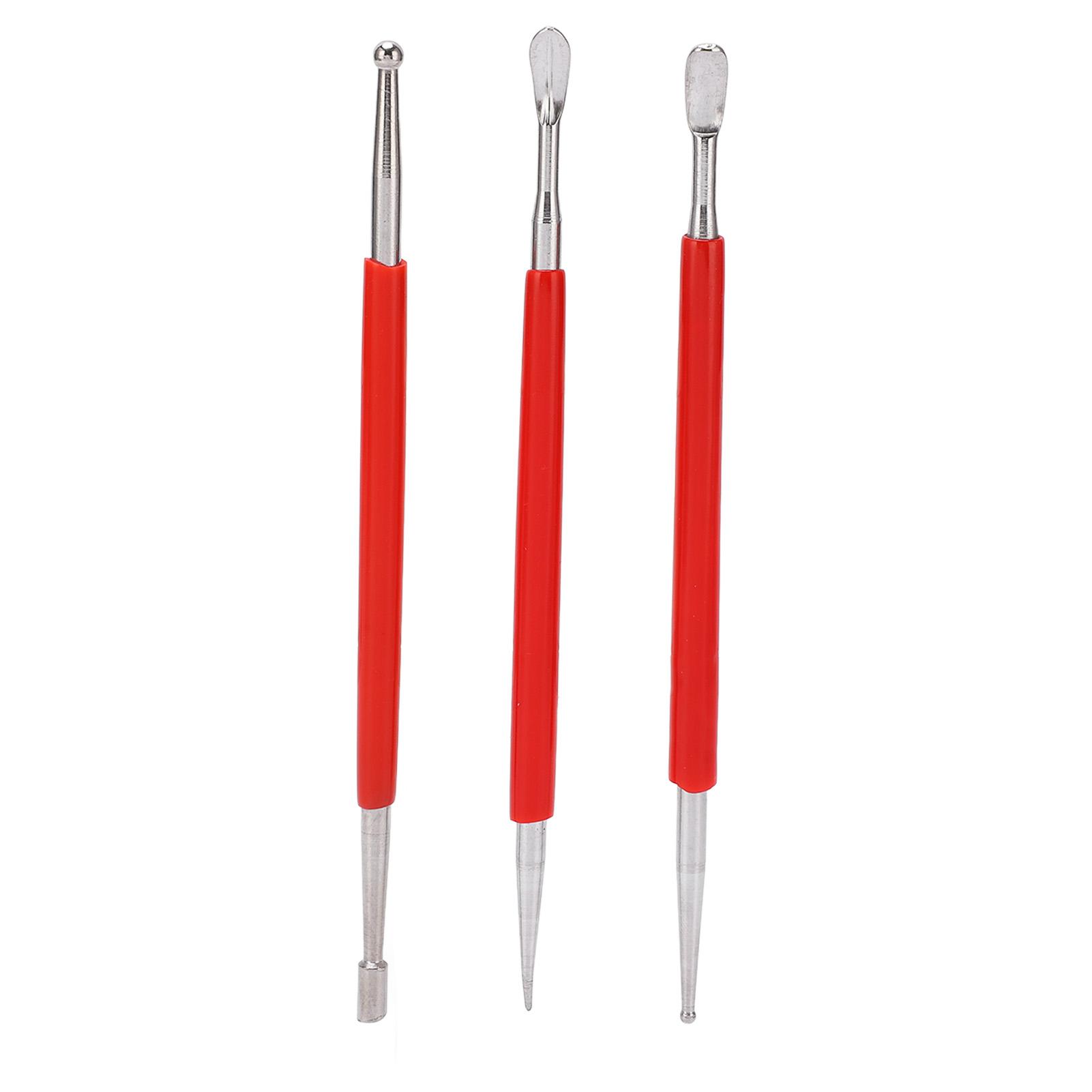 3Pcs Double End Tracing Dotting Stylus Small Portable Red Pottery Sculpting Tools for Carving
3Pcs Double End Tracing Dotting Stylus Small Portable Red Pottery Sculpting Tools for Carving