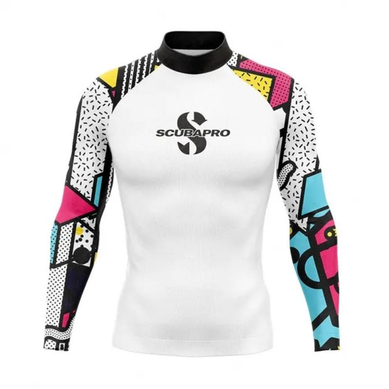 SCUBA Surfing Suit UPF50 Sunscreen Beach Swimsuit Diving Jellyfish Long-sleeved Split Top 4XL
SCUBA Surfing Suit UPF50 Sunscreen Beach Swimsuit Diving Jellyfish Long-sleeved Split Top 4XL