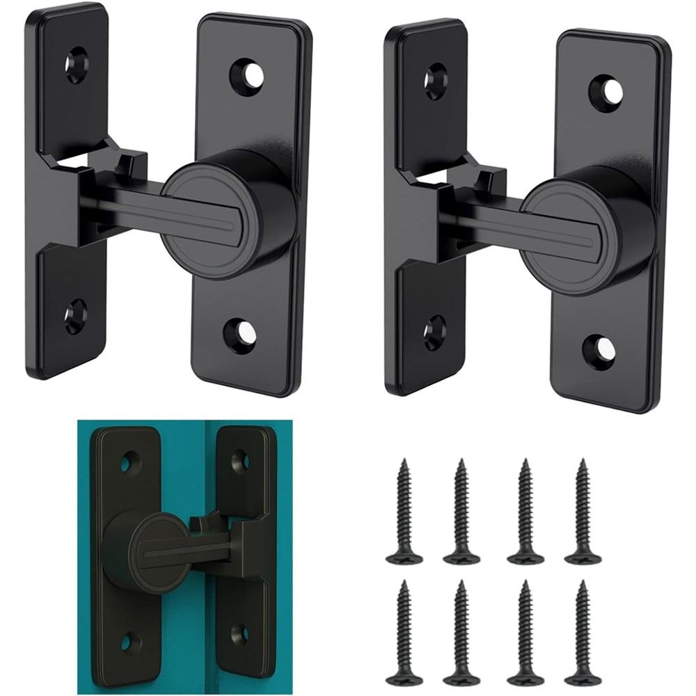 Barn Door Lock Hardware, 90 Degree Heavy Duty Door Lock Tumbler Latch Security Door Bolt Latch For Garden, Bathroom, Outdoor, Garage, Black (2 Piece) 1pcs чорний
Barn Door Lock Hardware, 90 Degree Heavy Duty Door Lock Tumbler Latch Security Door Bolt Latch For Garden, Bathroom, Outdoor, Garage, Black (2 Piece) 1pcs чорний