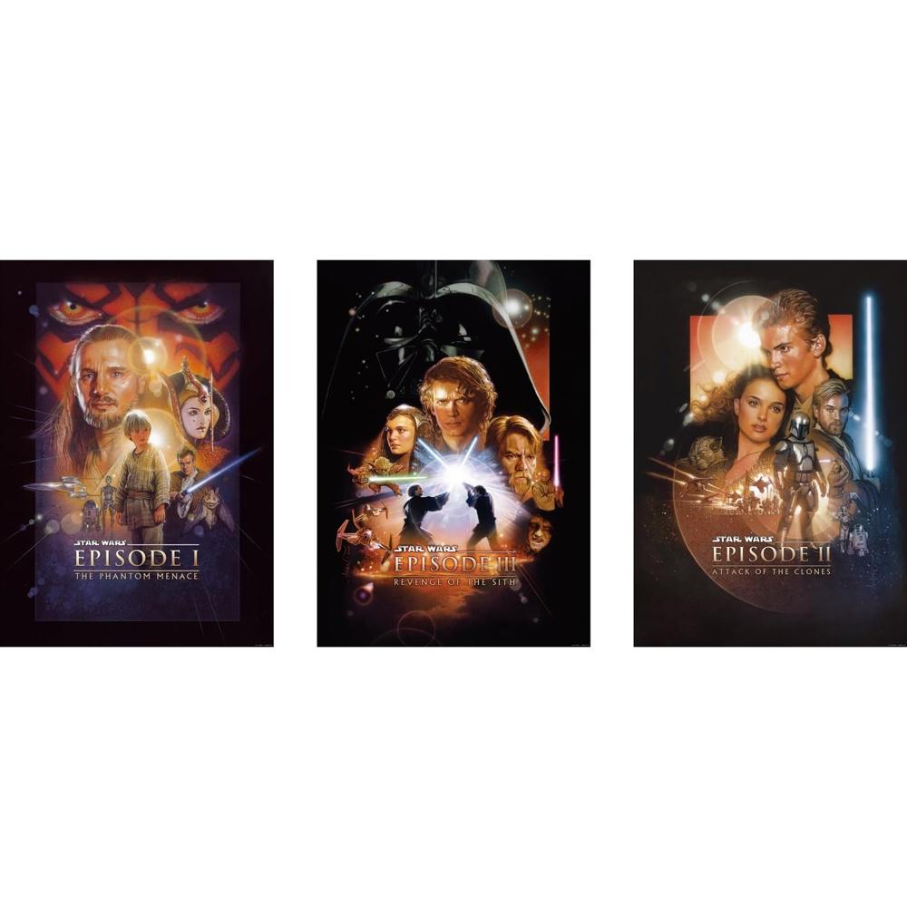 STAR WARS SAGA B2 Poster Set (EP1-3) IPO141
STAR WARS SAGA B2 Poster Set (EP1-3) IPO141