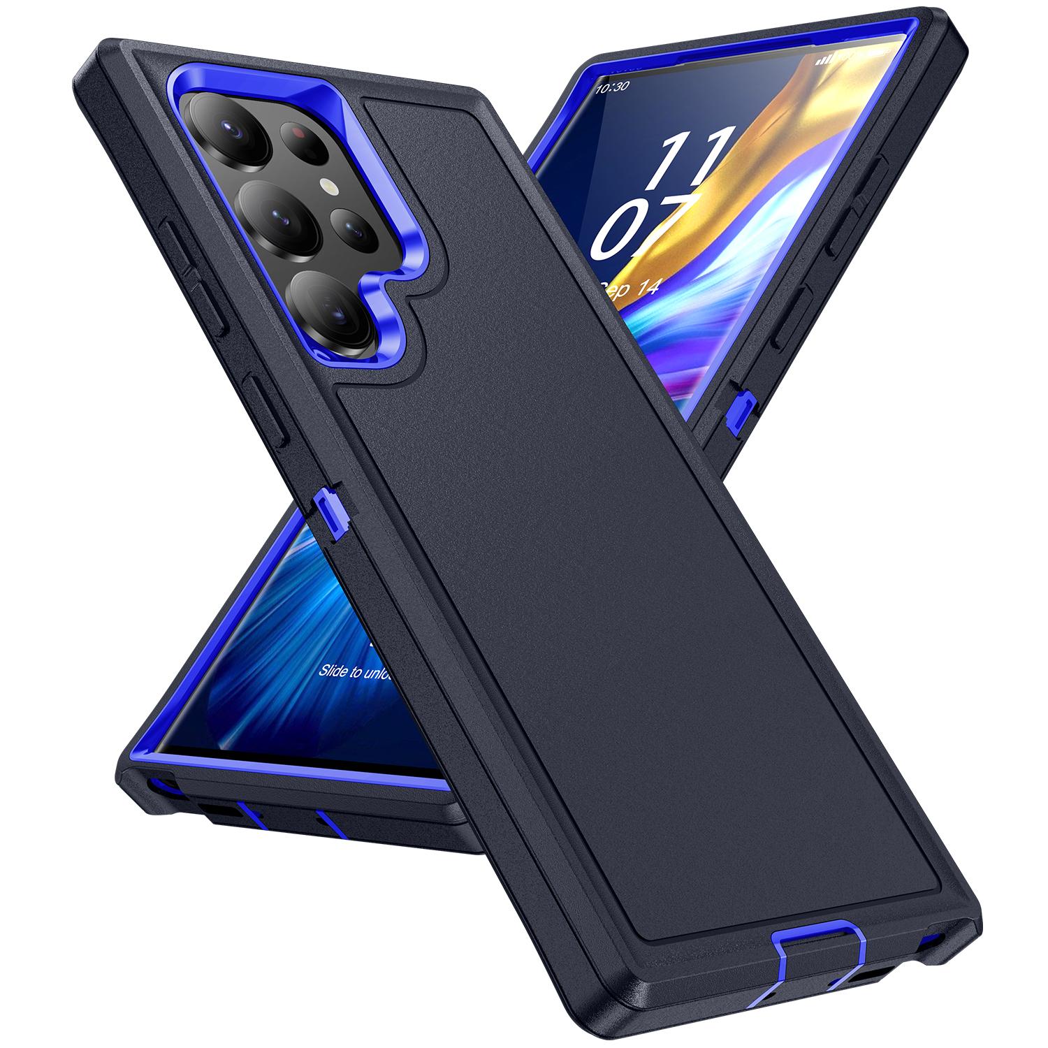 For Samsung Galaxy S23 Ultra PC+TPU Hybrid Phone Case Shockproof Back Cover Dark Blue/Sapphire
For Samsung Galaxy S23 Ultra PC+TPU Hybrid Phone Case Shockproof Back Cover Dark Blue/Sapphire