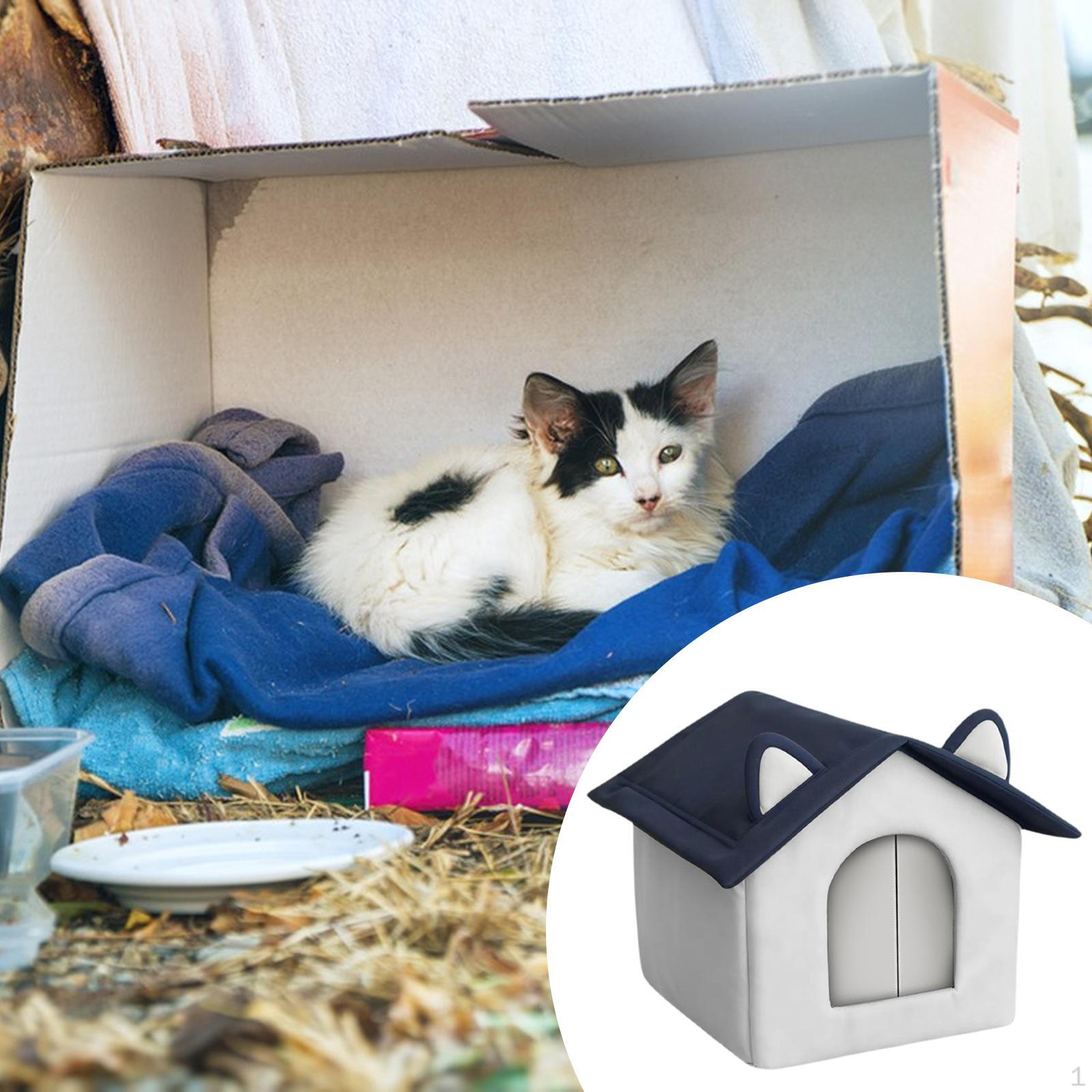 Cat House for Outdoor Cats Kitten Winter Warm Windproof Weatherproof Stray Shelter M
Cat House for Outdoor Cats Kitten Winter Warm Windproof Weatherproof Stray Shelter M